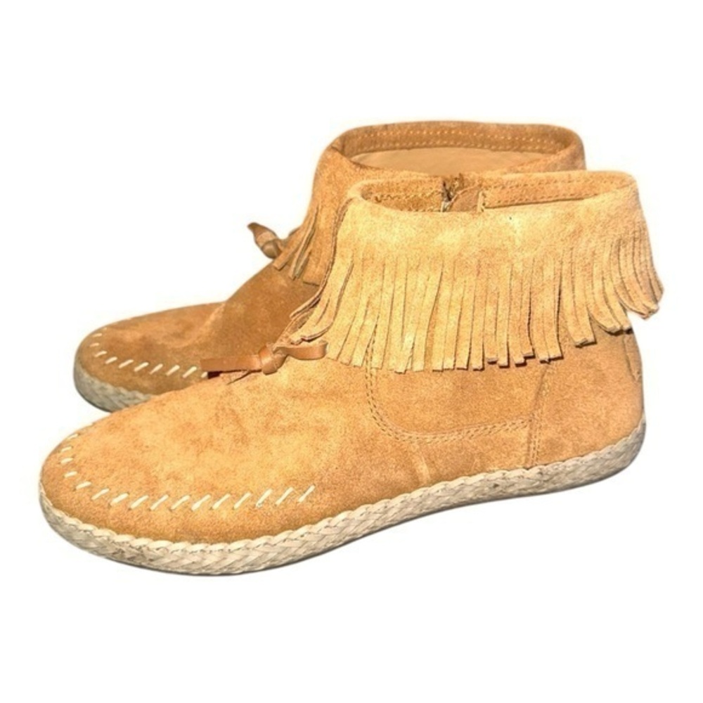 ▶️ Ugg ◀️ Tan Kennedi Fringe Booties. Size 7